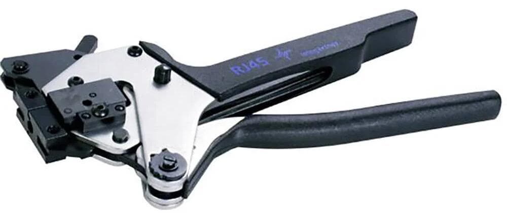 Telegärtner 100025804 Crimpzange Modularstecker Westernstecker RJ45