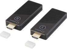 Renkforce RF-HDMID-500 HDMI-Funkübertragung Set 30m 5,8GHz schwarz