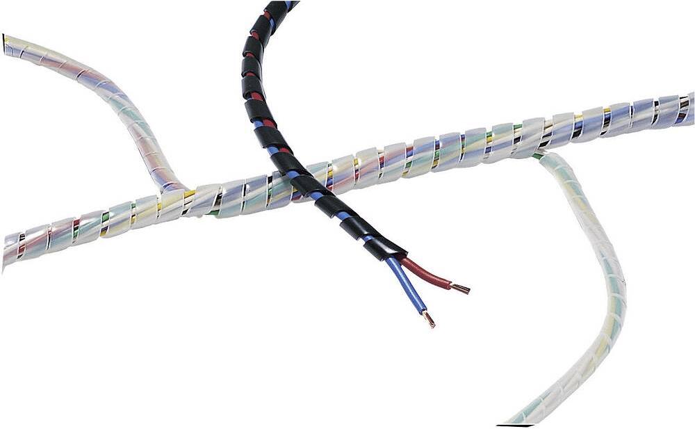 30 Meter HellermannTyton SBPE16-PE-BK-30M Spiralschlauch Kabelbündelungsschlauch 20-150mm schwarz