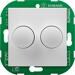 Ehmann 4295x0700 Drehdimmer Doppeldimmer Unterputz 40-110W weiß grün