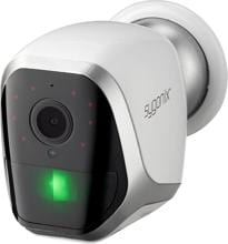 Sygonix SY-VS-400 Kompaktkamera Überwachungskamera 1920x1080 Pixel 2,8mm Objektiv WLAN IP FHD weiß