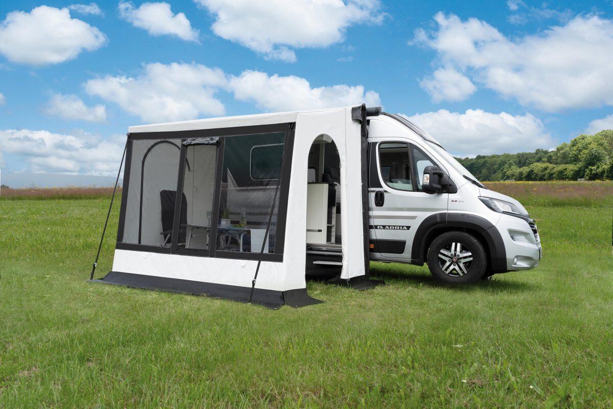 Wigo Inuit Blizzard Wintervorzelt Gr. 250 Anstellhöhe bis 268cm schwarz/weiß Camping Wohnwagen Wohnmobil