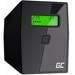 Green Cell UPS01LCD Offline USV-Gerät Stromversorgung Notstromversorgung 360 Watt 600VA schwarz