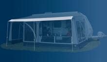 WIGO Rolli Plus Rainroof Regendach Markisen-Zubehör 50cm Gr.9/9b Camping