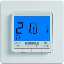 EBERLE 527815355100 FITnp 3R Raumregler Raumthermostat UP-Montage Display weiß