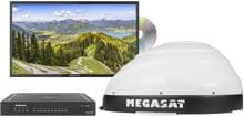 Megasat Campingman Kompakt 3 Single Satanlage Royal Line III 22" LED TV Fernseher Triple-Tuner Camping Wagner Edition