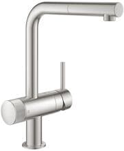 Grohe Blue Pure Minta Einhand-Spültischbatterie Küchenarmatur Einhebelmischer Wasser-Filter supersteel