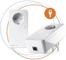 Devolo Magic 2 LAN 1-1-2 Powerline Starter Kit Homeplug Powerlan 2,4 GBit/s weiß