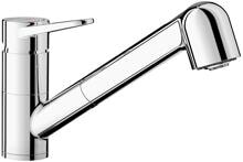 Blanco Wega-S II Einhebelmischer Wasserhahn Armatur Brausestrahl Niederdruck chrom