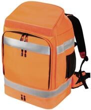 Dicota Hi-Vis Notebook Rucksack Laptoptasche Warnschutz reflektierend wasserabweisend 65 Liter orange