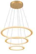 SLV ONE FLAT Pendelleuchte Deckenleuchte CCT-Switch 2700/3000K DALI 2/Touch dimmbar Pendellänge 300cm messing