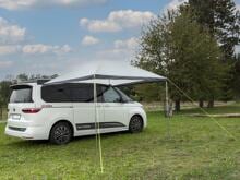 Reimo Palm Beach Quick 2.6 Sonnendach Sonnenvordach Sonnensegel 260x240cm grau