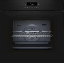 Neff B2CCJ7AK3 N30 Einbau-Backofen 59,4cm breit 71 Liter Pyrolyse 7 Heizarten Air Fry Kindersicherung Grillfunktion 10 Autoprogramme schwarz