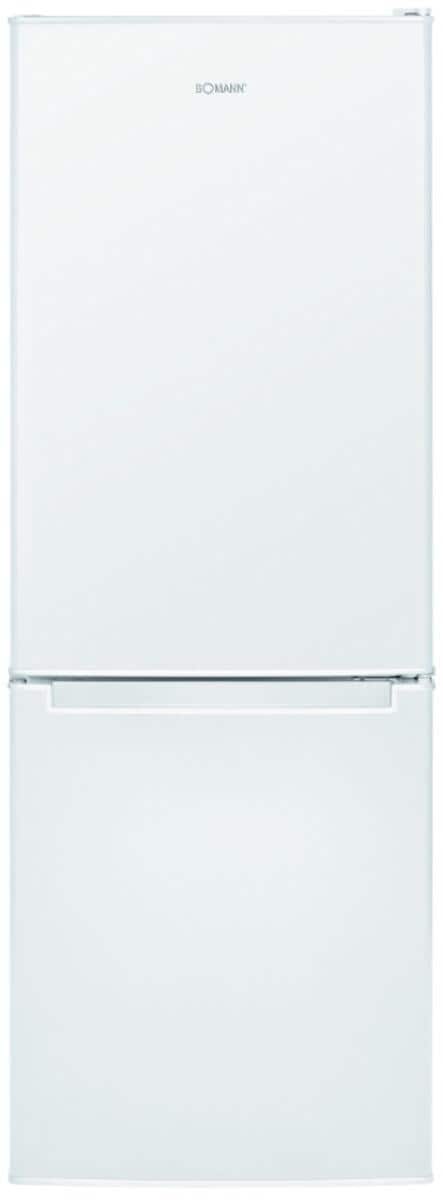 Bomann KG 7359 Stand-Kühl-Gefrierkombination 49,5 cm breit 173 Liter 3 Glasablagen optionale Ebene weiß
