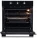 PKM EBO6-60AF Einbau-Backofen 59,5cm breit 60 Liter Airfry-Funktion Timer ECO-Funktion schwarz
