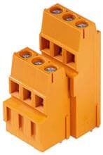 20 Stück Weidmüller 1769300000 Doppelstockklemme Stockklemme 16-polig 2,5mm² orange