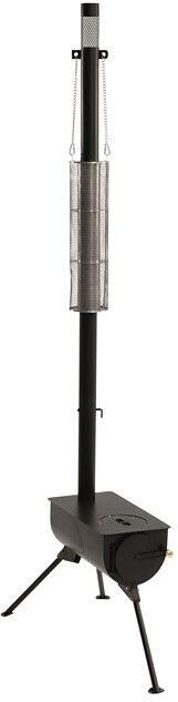 Robens Denali Zeltofen 355cm Stahl Camping Outdoor schwarz