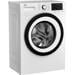 Beko WMO81465STR1 Waschmaschine Frontlader 8kg 1400U/min WaterSafe+ Kindersicherung OptiSense DuoSpray weiß