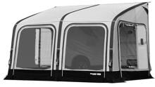 Westfield Vega Luftvorzelt Teilzelt Airtube-Gestänge Anbauhöhe 240–255cm Camping Wohnmobil grau schwarz
