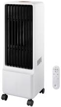 Sygonix SY-5993248 Luftkühler Ventilator Klimagerät mit Fernbedienung Timer LED-Display 50W weiß schwarz