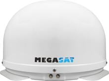 Megasat Campingman Kompakt 4 Twin Sat Anlage Satellitenanlage Camping Wohnwagen weiß