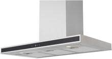 PKM 8090GZ Dunstabzugshaube Wandhaube Wand-Esse 90cm breit Abluft Umluft Edelstahl mit Glasfront