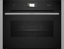 Neff C24FS31N0 N90 Einbau-Backofen 60cm breit 47 Liter Wassertank TFT-Display Grill CircoTherm Kindersicherung schwarz/Edelstahl