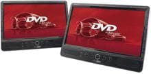 Caliber MPD-2010T 10" tragbarer Kopfstützen DVD-Player 2 Monitore MP3 CD 12V schwarz