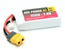 Red Power 15414 Modellbau-Akkupack Modellakku LiPo 7,4V 1500 mAh Softcase XT60