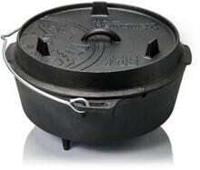 Petromax FT12 Feuertopf Gusseisen Schmortopf Lagerfeuer 11,5 Liter schwarz