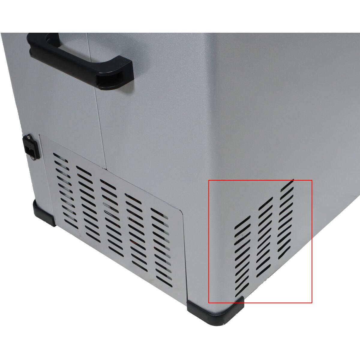 Plug-in Festivals IceCube 50 Kompressor-Kühlbox 65,2cm breit 50 Liter  12/24/230V App Steuerung grau