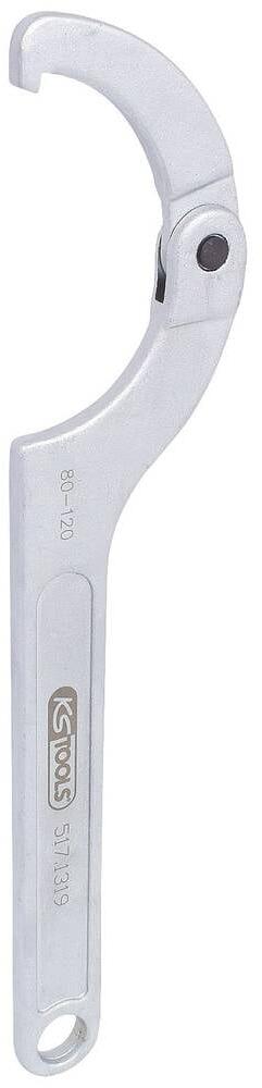 KS Tools 517.1319 Hakenschlüssel Schlüsselweite 80-120mm metrisch