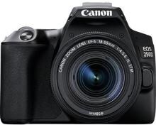 Canon EOS 250 D digitale Spiegelreflexkamera 25,8MP EF-S 18-55mm f4-5.6 IS STM Objektiv 3" LCD Display schwarz