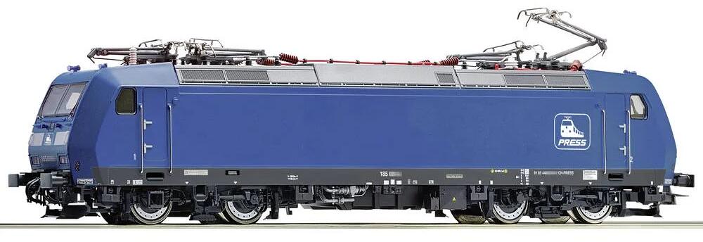 Roco 7500098 H0 Modellbahn-Lokomotive E-Lok BR 185 061-5 der Pressnitztalbahn Epoche VI LüP/LüK 217mm