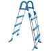 BWT 42942 Sicherheitsleiter Poolleiter Einstiegsleiter 2x3 Stufen Höhe 90cm Edelstahl blau