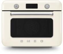 Smeg COF01CREU 50"s Style Kombi-Tisch-Dampfbackofen Multifunktion Umluft Grill 0,8 Liter Tank creme