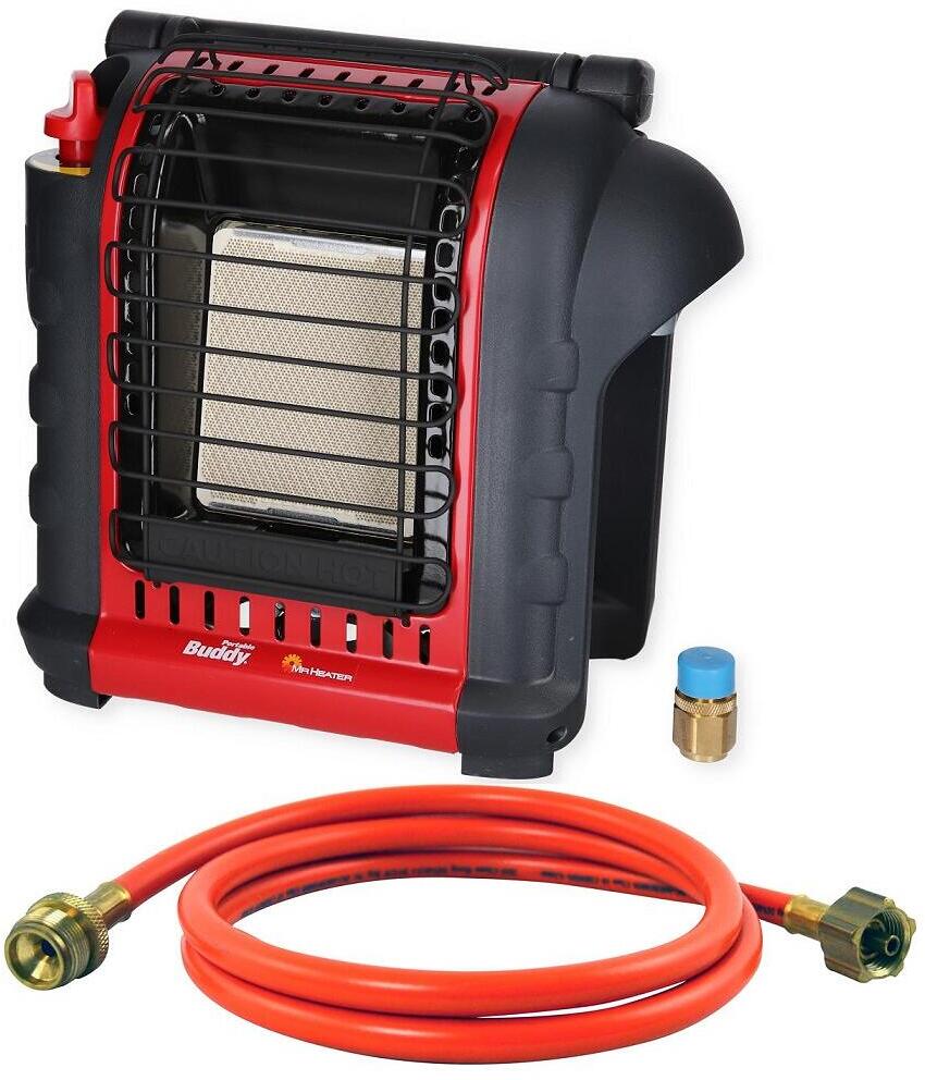 Mr. Heater Portable Buddy Gasheizstrahler Gasheizung Gasschlauch Camping Exklusiv Wagner Edition