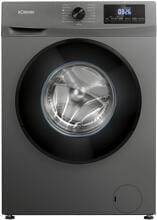 Bomann WA 7175 Waschmaschine Frontlader 7kg 1400U/min Restlaufzeitanzeige Kindersicherung Reversierautomatik titan schwarz