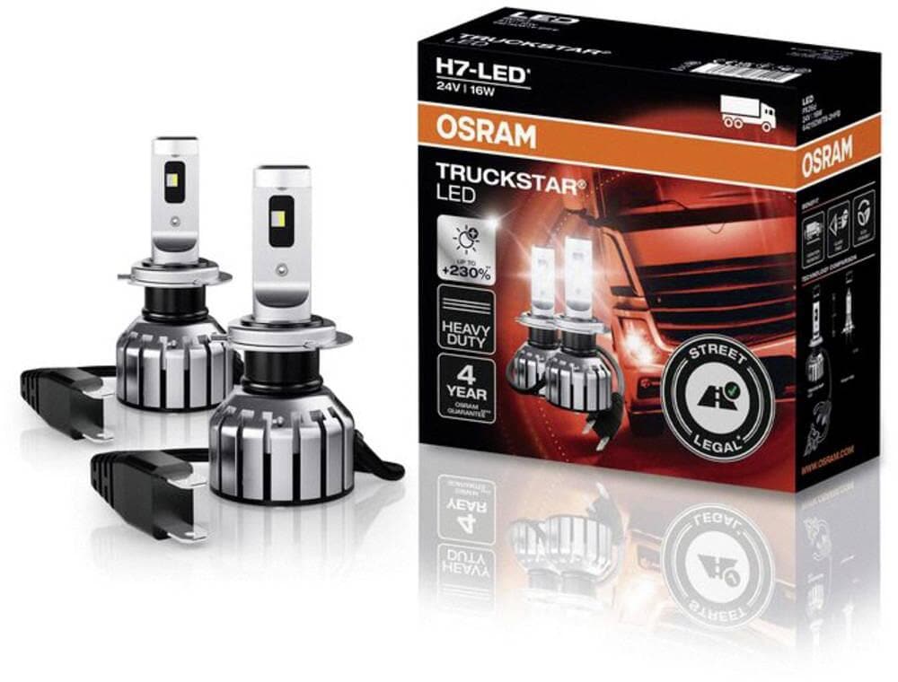 Osram 64215DWTS-2HFB LED Leuchtmittel Nachrüstlampe Truckstar H7 16W 24V kaltweiß