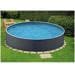 BWT 72332 Splash Stahlwand-Pool 360x90cm rund Schwimmbecken Schwimmbad Kartuschenfilteranlage Rattanoptik