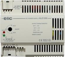 ELC ALE1205 DIN-Hutschienen-Netzteil Schienen-Schaltnetzteil Geräteversorgung 60 Watt einstellbar grau