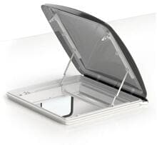 RoofSTAR Dachhaube 700x500mm mit Zwangsbelüftung manuell LED Camping Wohnwagen Wohnmobil