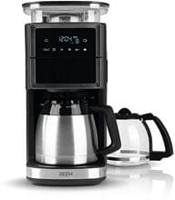 Beem Fresh-Aroma-Perfect III Duo Kaffeemaschine Filterkaffeemaschine Mahlwerk 1000 Watt edelstahl schwarz