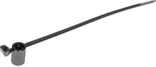 500 Stück HellermannTyton T50SSBS5OT-E-PA66HS-BK Kabelbinder Befestigungsbinder 160mm 4,60mm mit Spreizanker schwarz