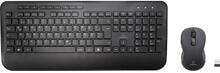 Renkforce RF-KMC-520 Tastatur- und Maus-Set Keyboard kabellos Multimediatasten QWERTZ schwarz