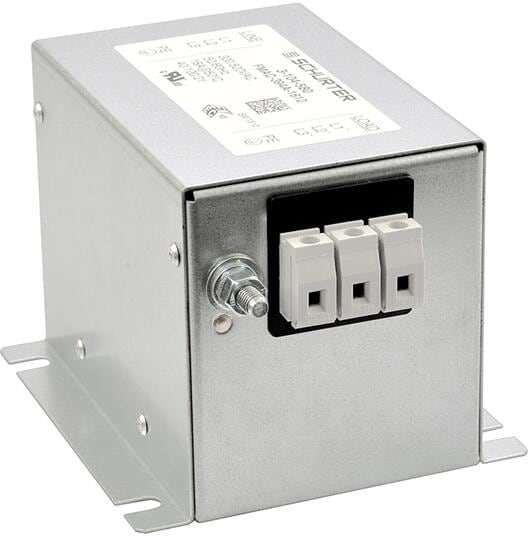 Schurter 3-104-580 Netzfilter Entstörfilter 16A silber