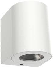 Nordlux Canto 2 LED-Außenwandleuchte Garten-Strahler Wandlampe 12 Watt Aluminium warmweiß weiß
