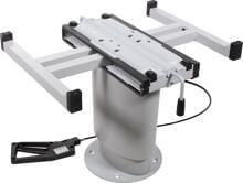 Kesseböhmer Primero Comfort HVK Einsäulenhubtisch Tischfuß 345-705mm Höhe grau