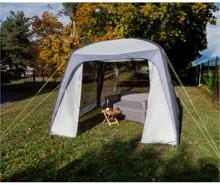 Reimo Linosa 350 Luft-Pavillon Gartenzelt Sonnenschutz Partyzelt mit Seitenwand Camping 350x350cm