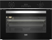 Beko BBCM13300X Einbau-Backofen 60cm breit 48 Liter Kindersicherung SteamShine edelstahl